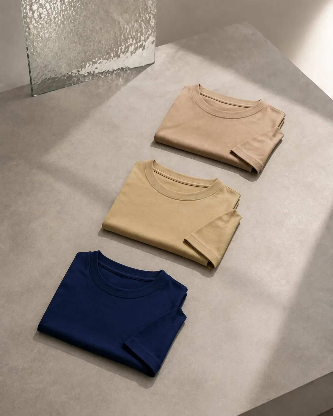 Combo of 3 — Navy Blue + Beige + Skin